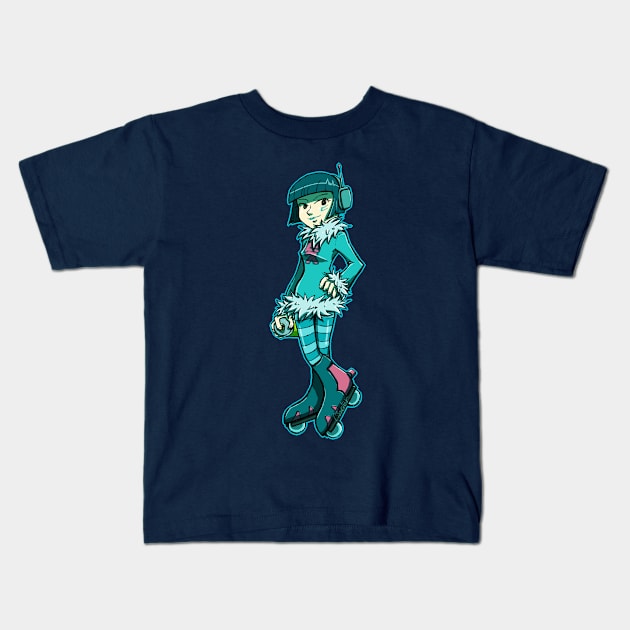 Mew Jet Set Radio Kids T-Shirt by IngoPotato